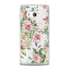Lex Altern TPU Silicone HTC Case Roses Watercolor