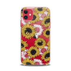 Lex Altern TPU Silicone iPhone Case Sunflower Pattern
