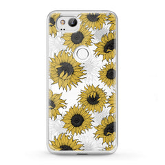 Lex Altern TPU Silicone Google Pixel Case Sunflower Pattern