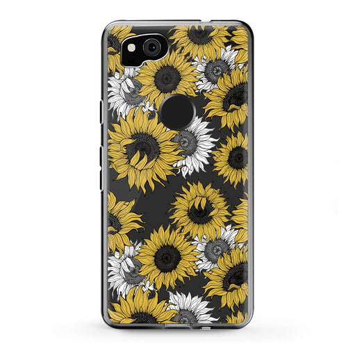 Lex Altern Google Pixel Case Sunflower Pattern