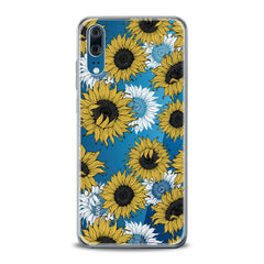 Lex Altern TPU Silicone Huawei Honor Case Sunflower Pattern