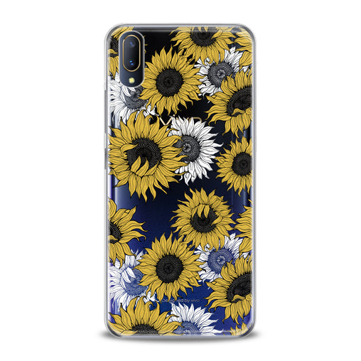 Lex Altern Sunflower Pattern Vivo Case