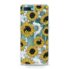 Lex Altern TPU Silicone Oppo Case Sunflower Pattern