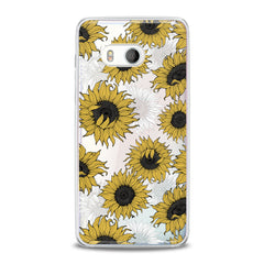 Lex Altern TPU Silicone HTC Case Sunflower Pattern