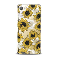 Lex Altern TPU Silicone HTC Case Sunflower Pattern