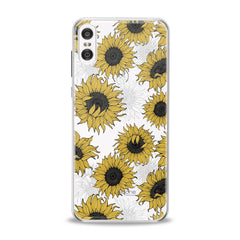 Lex Altern TPU Silicone Motorola Case Sunflower Pattern