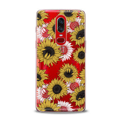 Lex Altern TPU Silicone OnePlus Case Sunflower Pattern