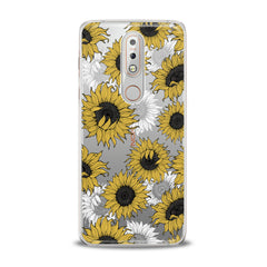 Lex Altern TPU Silicone Nokia Case Sunflower Pattern