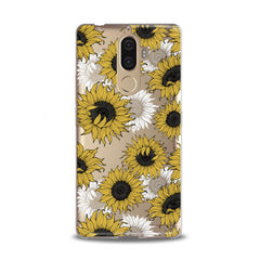 Lex Altern TPU Silicone Lenovo Case Sunflower Pattern