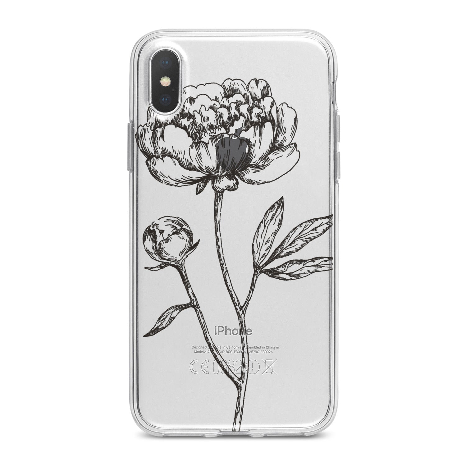 Lex Altern Floral Sketch Phone Case for your iPhone & Android phone.