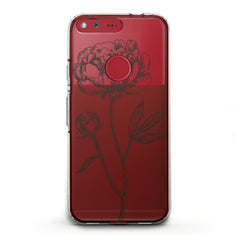 Lex Altern TPU Silicone Phone Case Floral Sketch