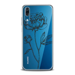 Lex Altern TPU Silicone Huawei Honor Case Floral Sketch