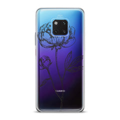 Lex Altern TPU Silicone Huawei Honor Case Floral Sketch