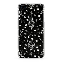 Lex Altern White Celestial Print Phone Case for your iPhone & Android phone.