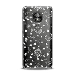 Lex Altern TPU Silicone Phone Case White Celestial Print