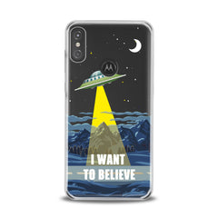 Lex Altern TPU Silicone Motorola Case UFO Quote Art