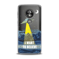Lex Altern TPU Silicone Motorola Case UFO Quote Art