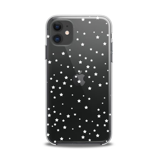 Lex Altern TPU Silicone iPhone Case White Stars