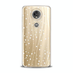 Lex Altern TPU Silicone Motorola Case White Stars