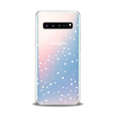 Lex Altern TPU Silicone Samsung Galaxy Case White Stars