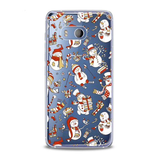 Lex Altern Cute Snowman Art HTC Case