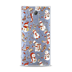 Lex Altern TPU Silicone Sony Xperia Case Cute Snowman Art