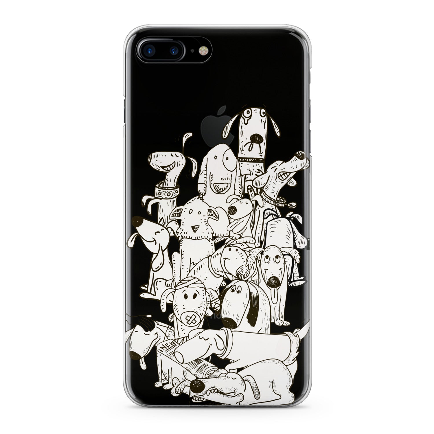 Lex Altern Drawing Dogs Phone Case for your iPhone & Android phone.