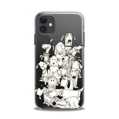 Lex Altern TPU Silicone iPhone Case Drawing Dogs