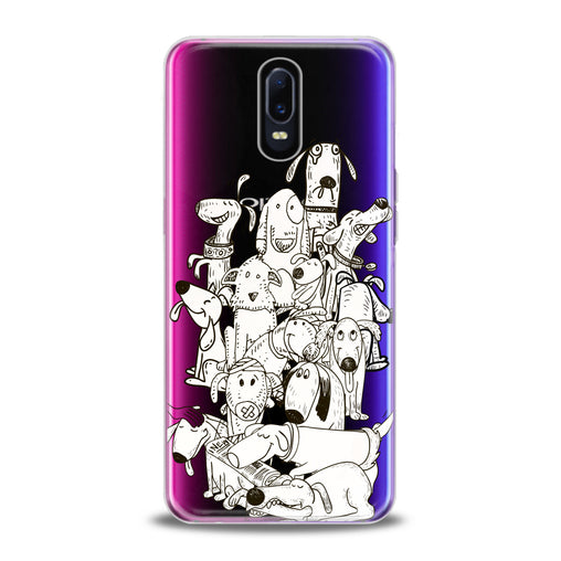 Lex Altern Drawing Dogs Oppo Case