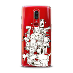 Lex Altern TPU Silicone OnePlus Case Drawing Dogs