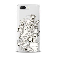 Lex Altern TPU Silicone OnePlus Case Drawing Dogs