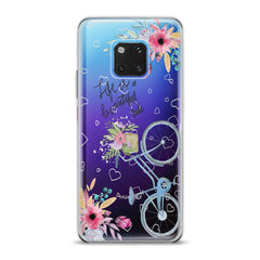 Lex Altern TPU Silicone Huawei Honor Case Bicycle Quote