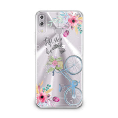 Lex Altern TPU Silicone Asus Zenfone Case Bicycle Quote