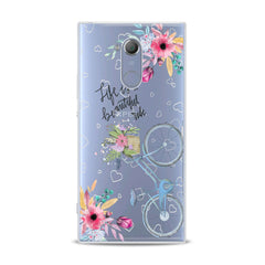 Lex Altern TPU Silicone Sony Xperia Case Bicycle Quote