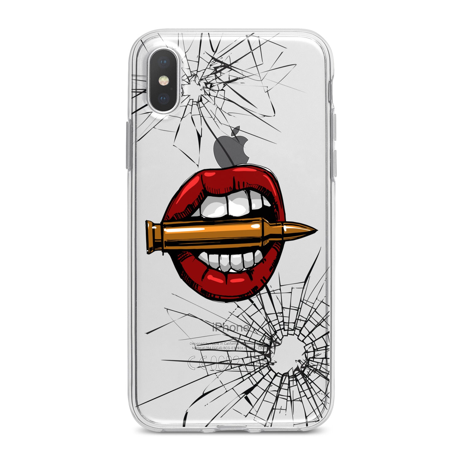 Lex Altern Red Lips Phone Case for your iPhone & Android phone.