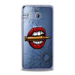 Lex Altern TPU Silicone HTC Case Red Lips
