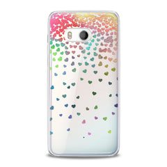Lex Altern TPU Silicone HTC Case Colorful Hearts