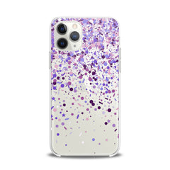 Lex Altern TPU Silicone iPhone Case Purple Confetti