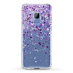 Lex Altern TPU Silicone Samsung Galaxy Case Purple Confetti