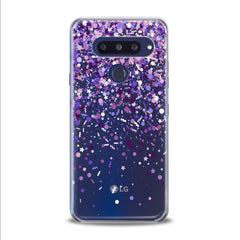 Lex Altern TPU Silicone LG Case Purple Confetti