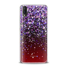 Lex Altern TPU Silicone VIVO Case Purple Confetti