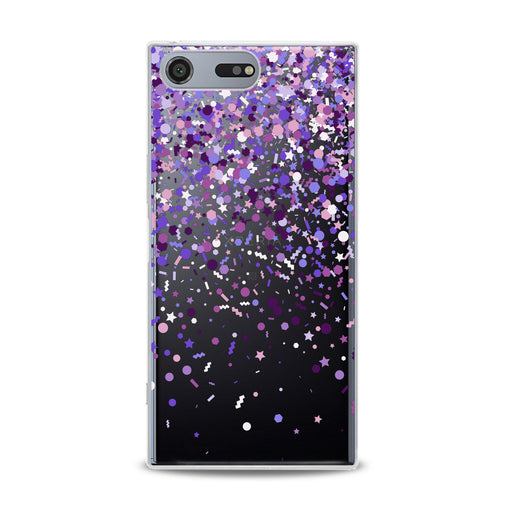 Lex Altern Purple Confetti Sony Xperia Case