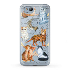 Lex Altern TPU Silicone Google Pixel Case Cute Meow Cats