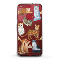 Lex Altern TPU Silicone Google Pixel Case Cute Meow Cats