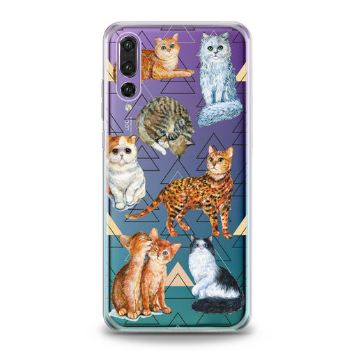 Lex Altern Cute Meow Cats Huawei Honor Case