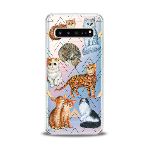 Lex Altern Cute Meow Cats Samsung Galaxy Case