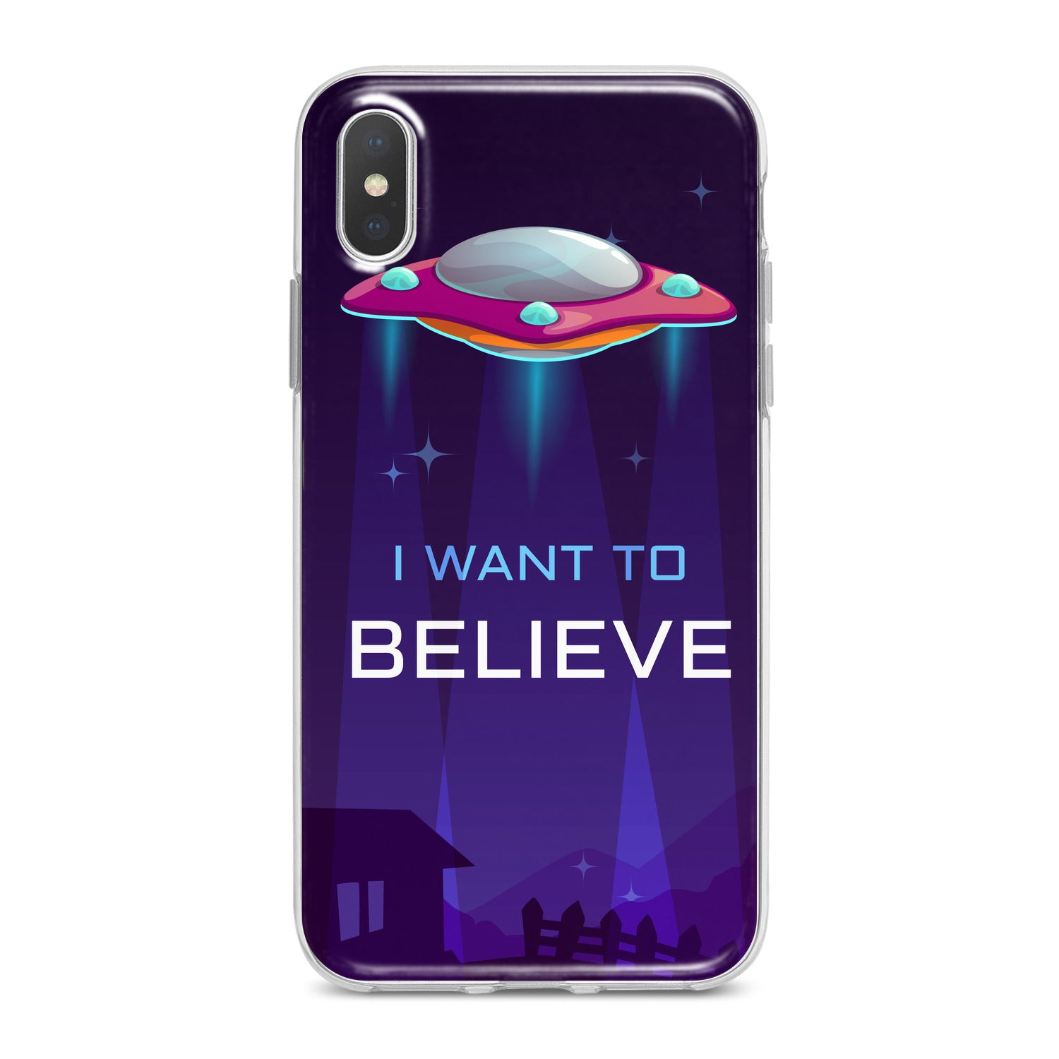 Lex Altern Blue Ufo Phone Case for your iPhone & Android phone.