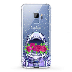 Lex Altern TPU Silicone Samsung Galaxy Case Floral Astronaut