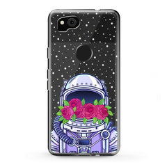 Lex Altern TPU Silicone Google Pixel Case Floral Astronaut