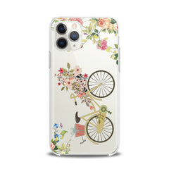 Lex Altern TPU Silicone iPhone Case Floral Bicycle Theme